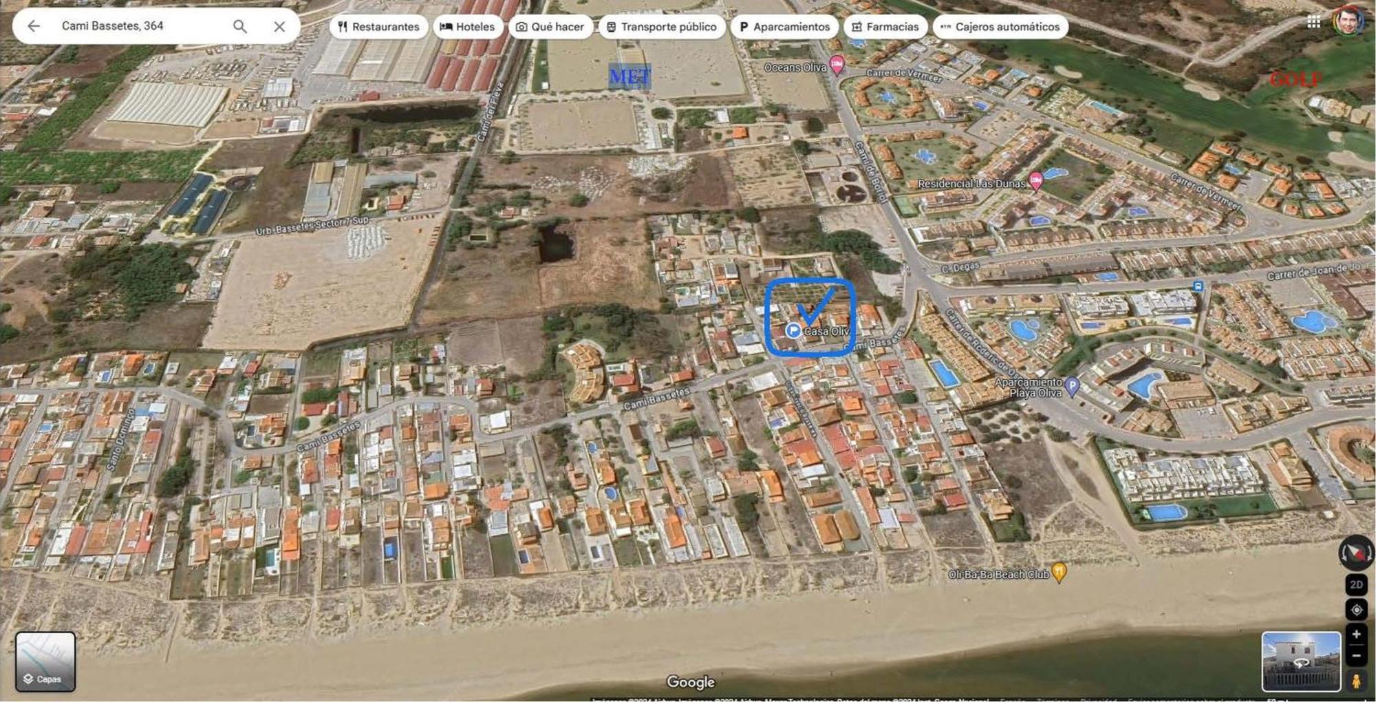 Casa De Playa En Oliva Al Lado Del Met Y Campo De Golf Villa Buitenkant foto